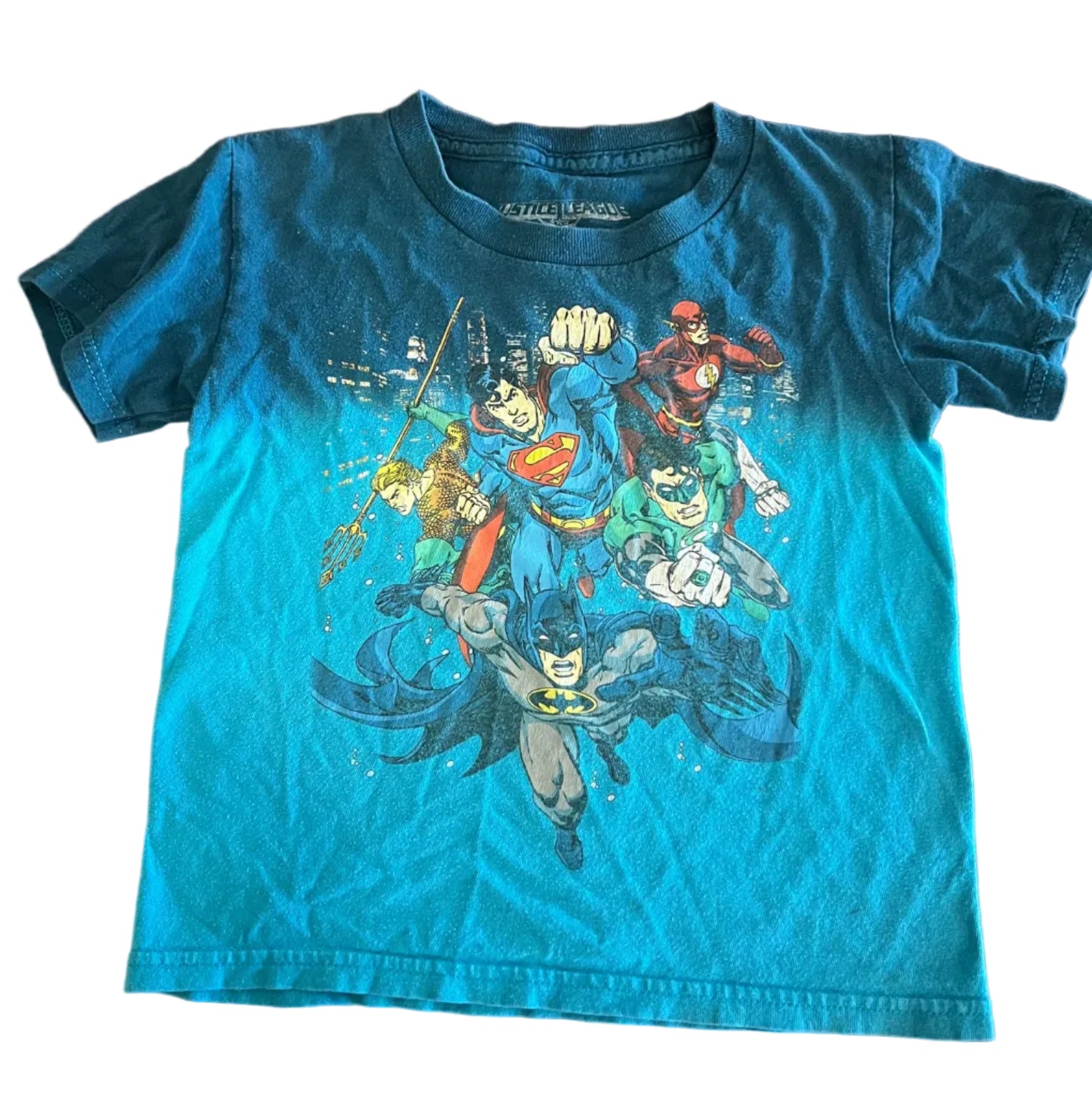 Justice League T-Shirt, Size 6/7