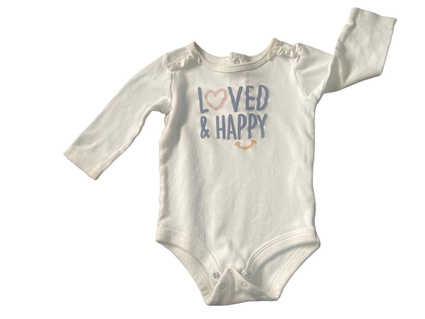 Ellen Degeneres Long Sleeved Onesie, 3-6 months