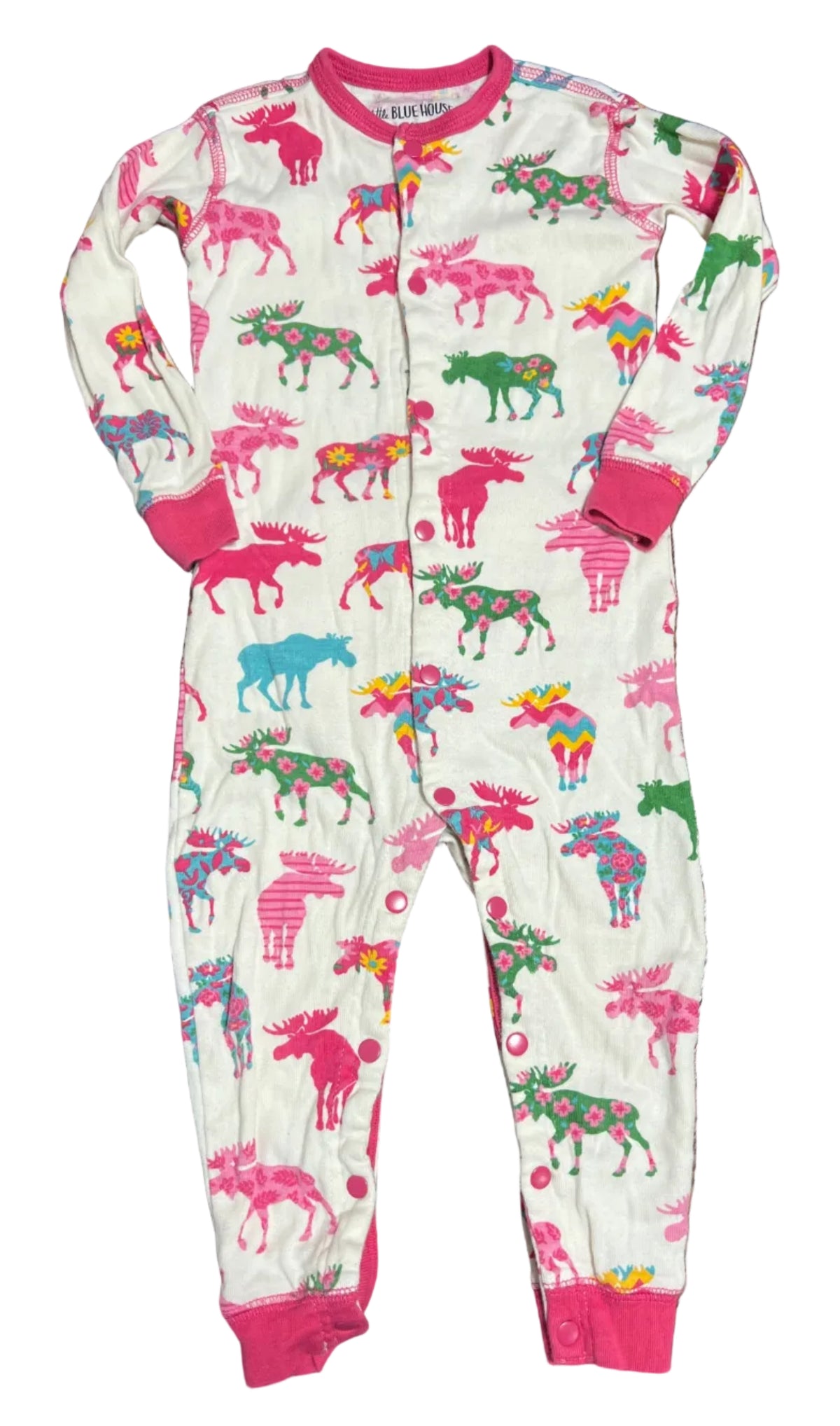Little Blue House Sleeper with Snaps, 18-24 months