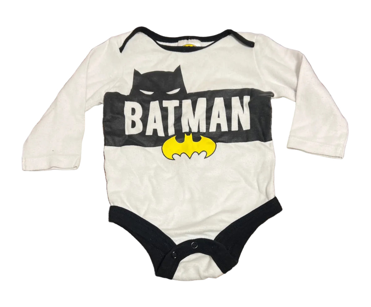 Batman Long Sleeve Onesie, 6-12 months