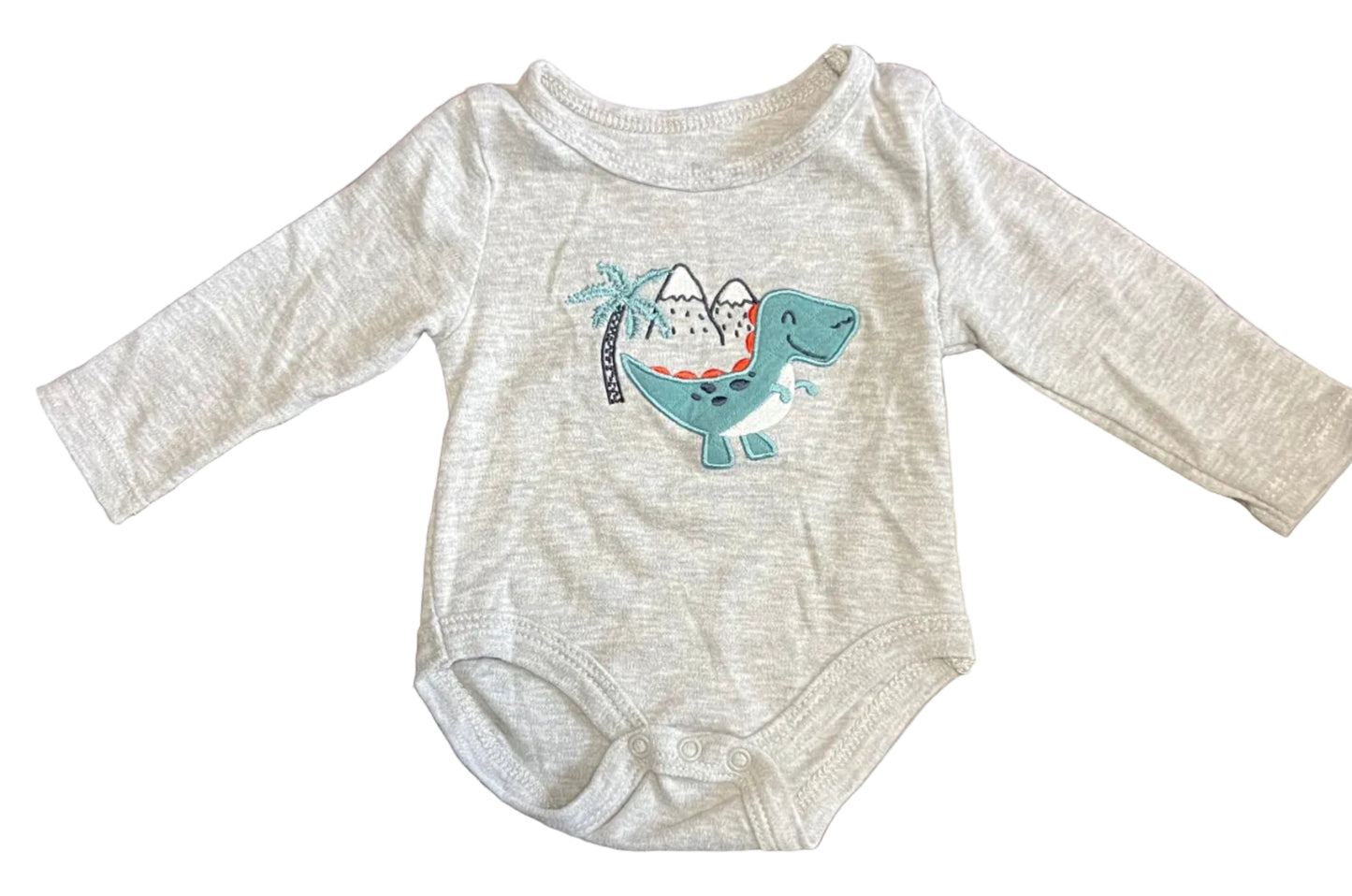 Baby Essentials Long Sleeved Onesie, 0-3 months