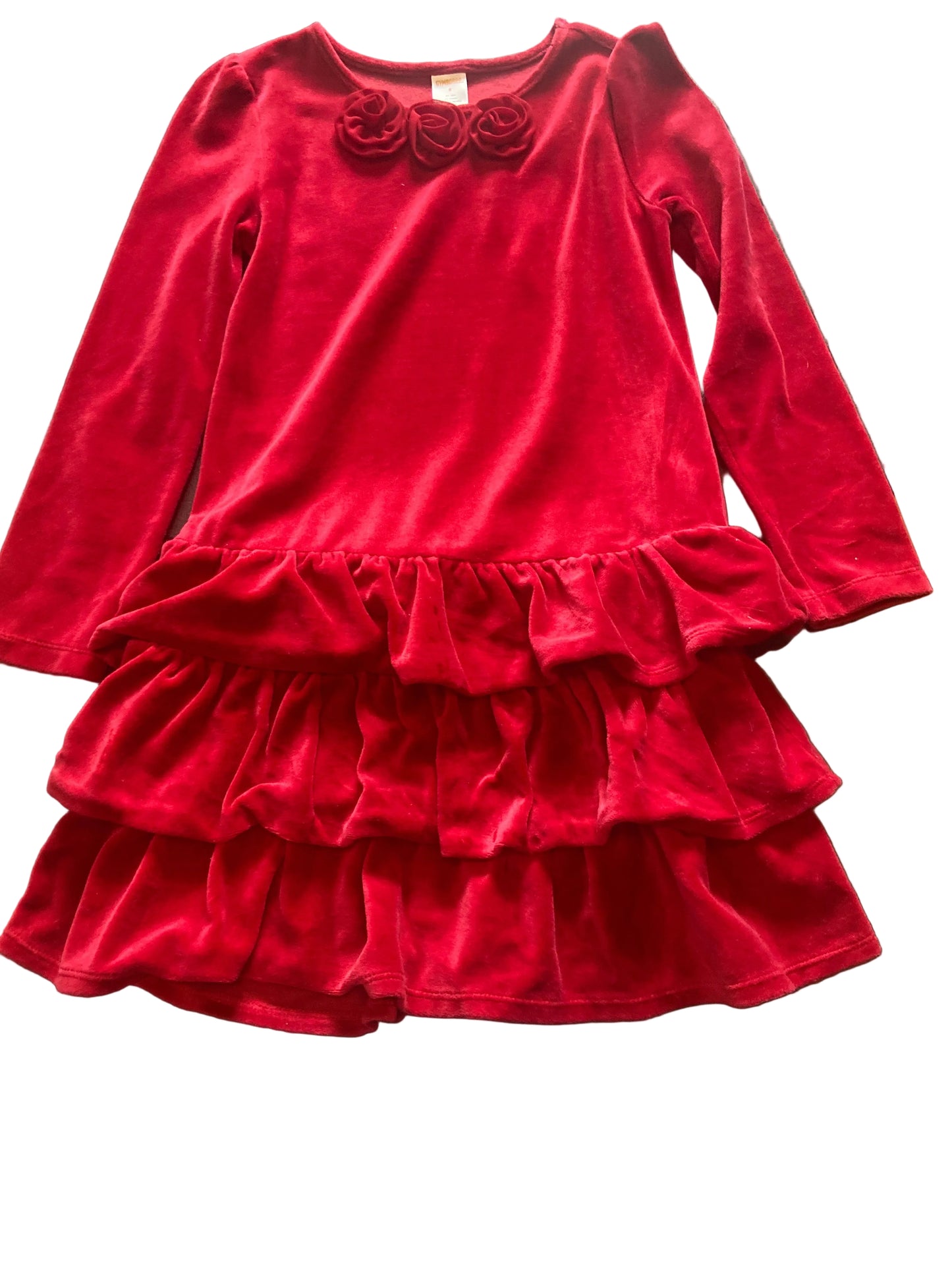 Gymboree Red Velvet Dress, Size 8