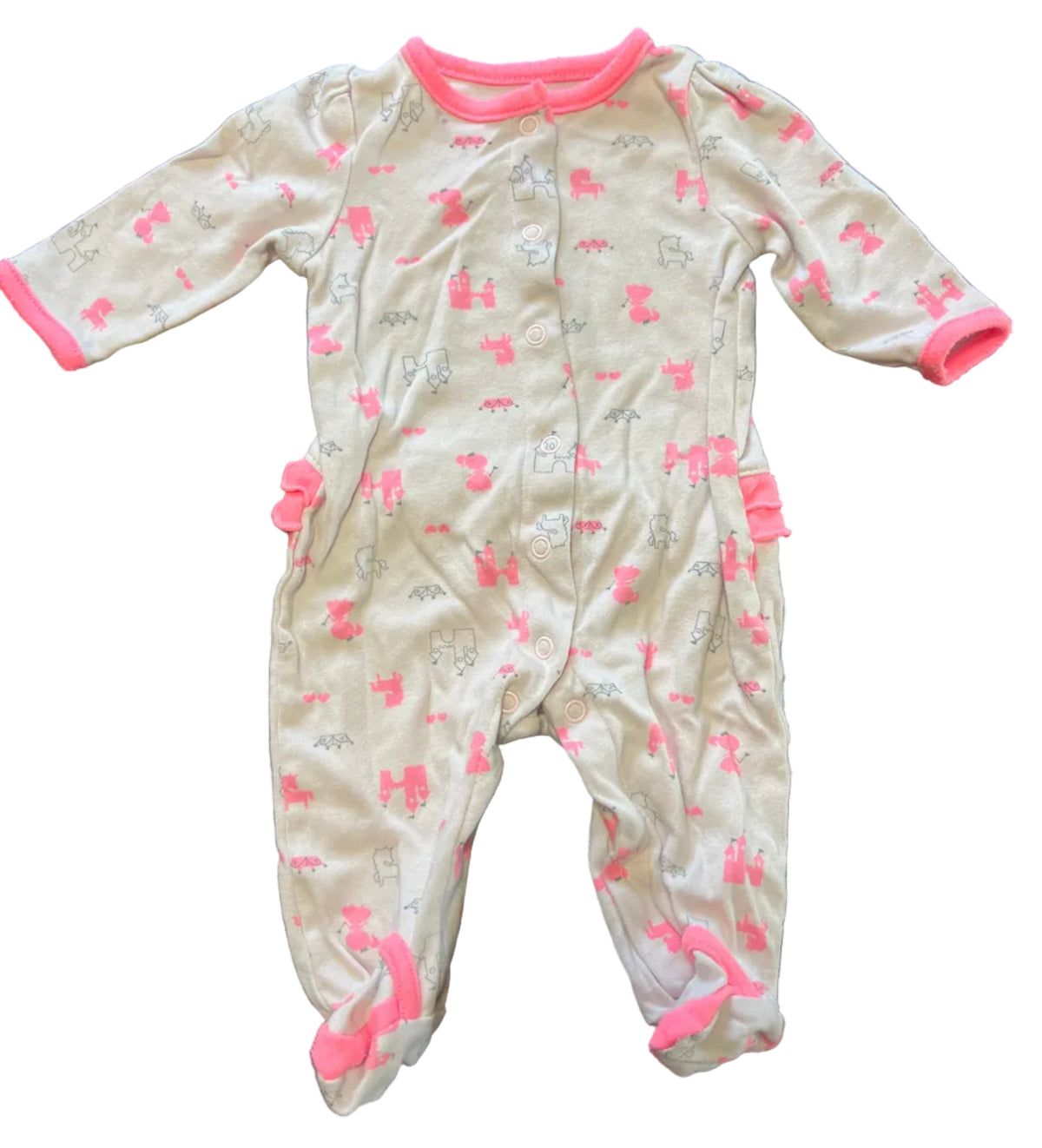 Carter’s Sleeper with Snaps, 0-3 months