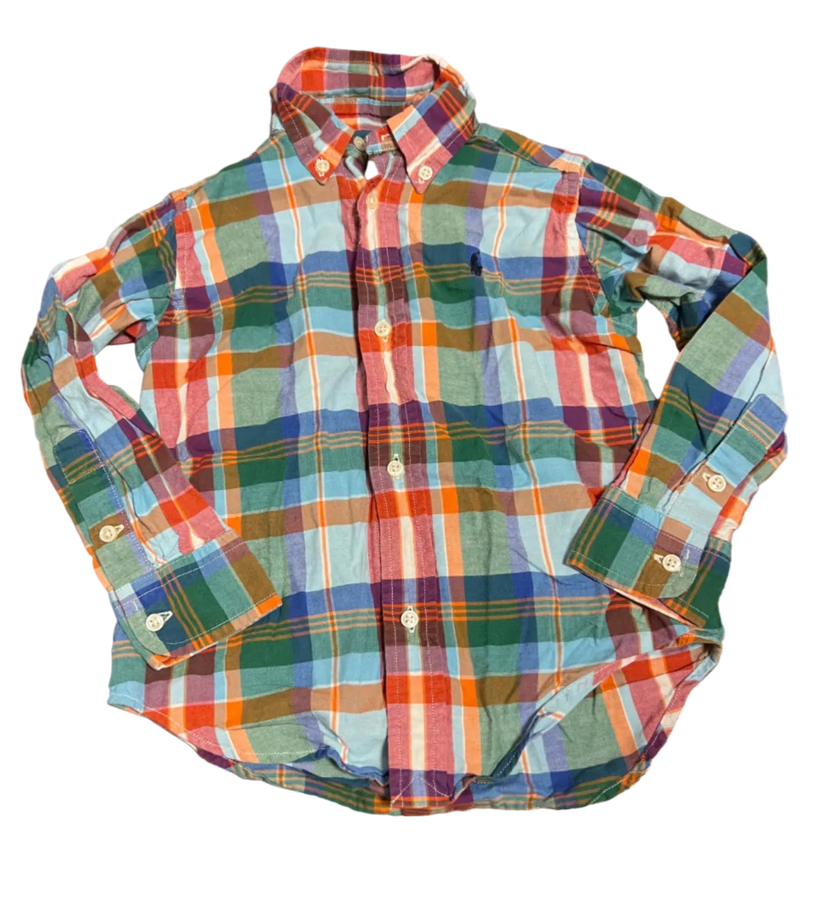 Ralph Lauren Plaid Button Down, 3T