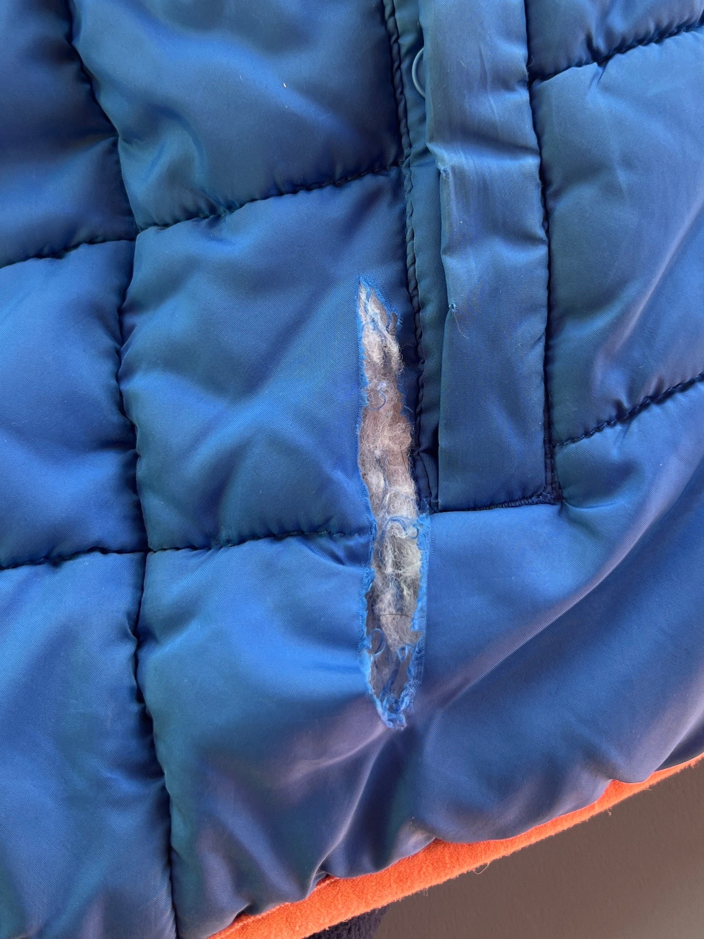 Underarmour Reversible Jacket, Size 10/12 - tears to one side - shown in pictures