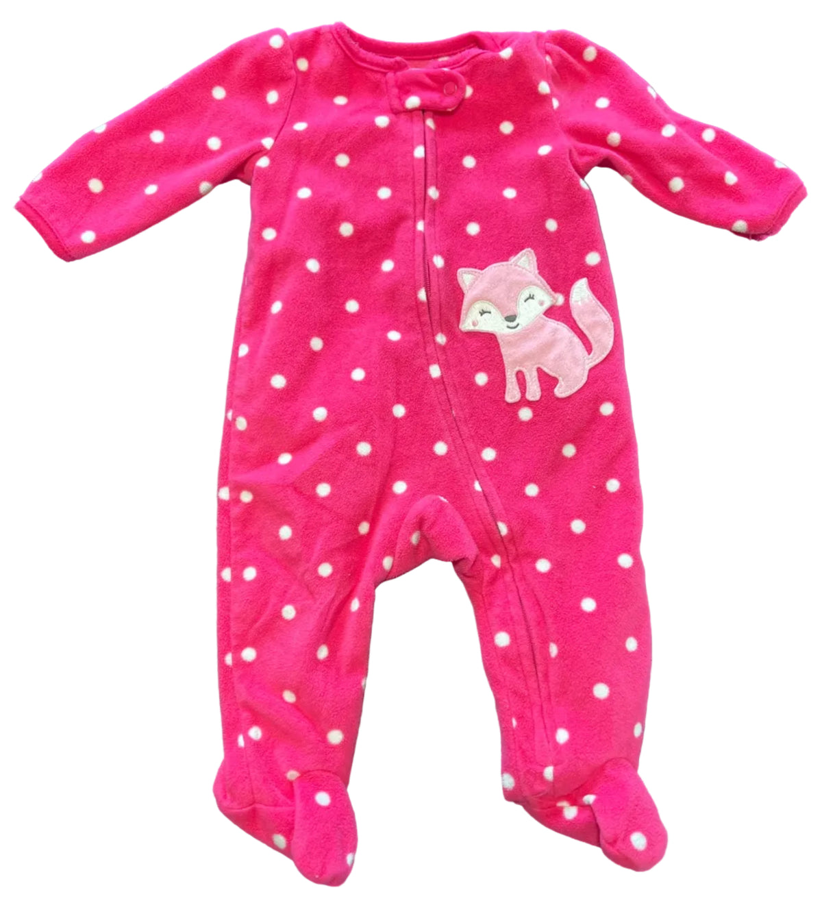 Carter’s Fleece Sleeper with Zipper, 0-3 months