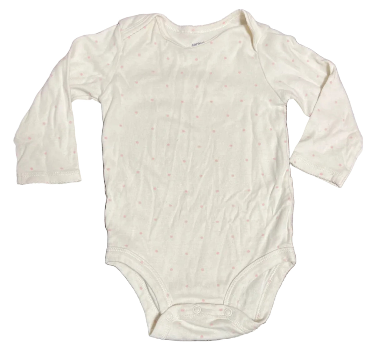 Carter’s Long Sleeve Onesie, 9-12 months