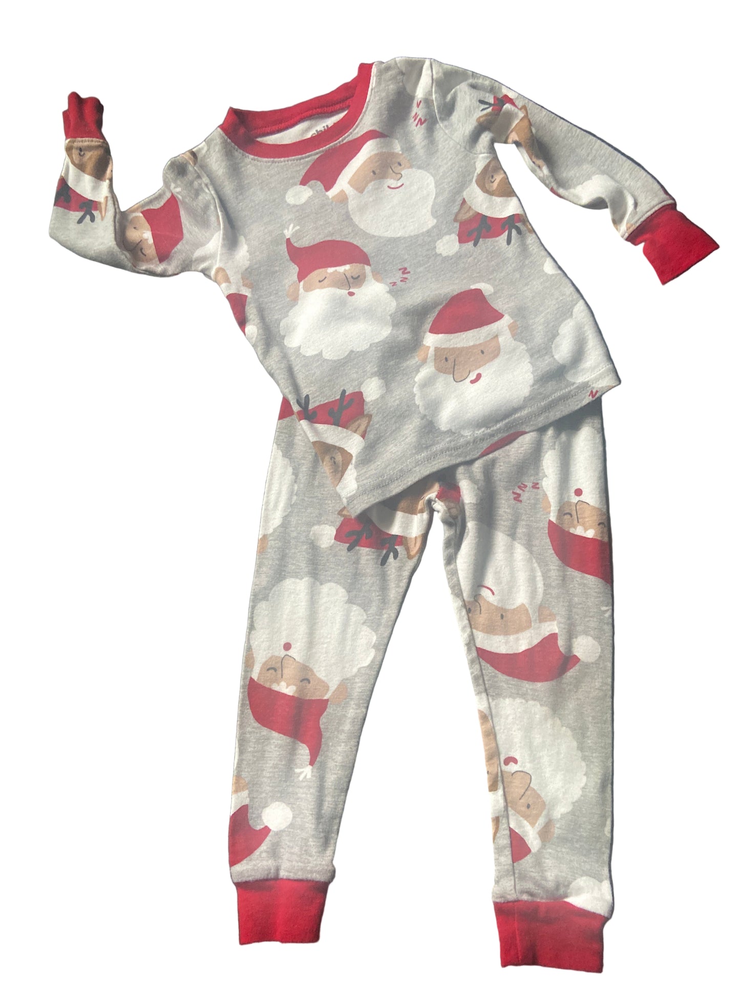 Carter's, Long Sleeved Santa PJ’s, 12-18 months