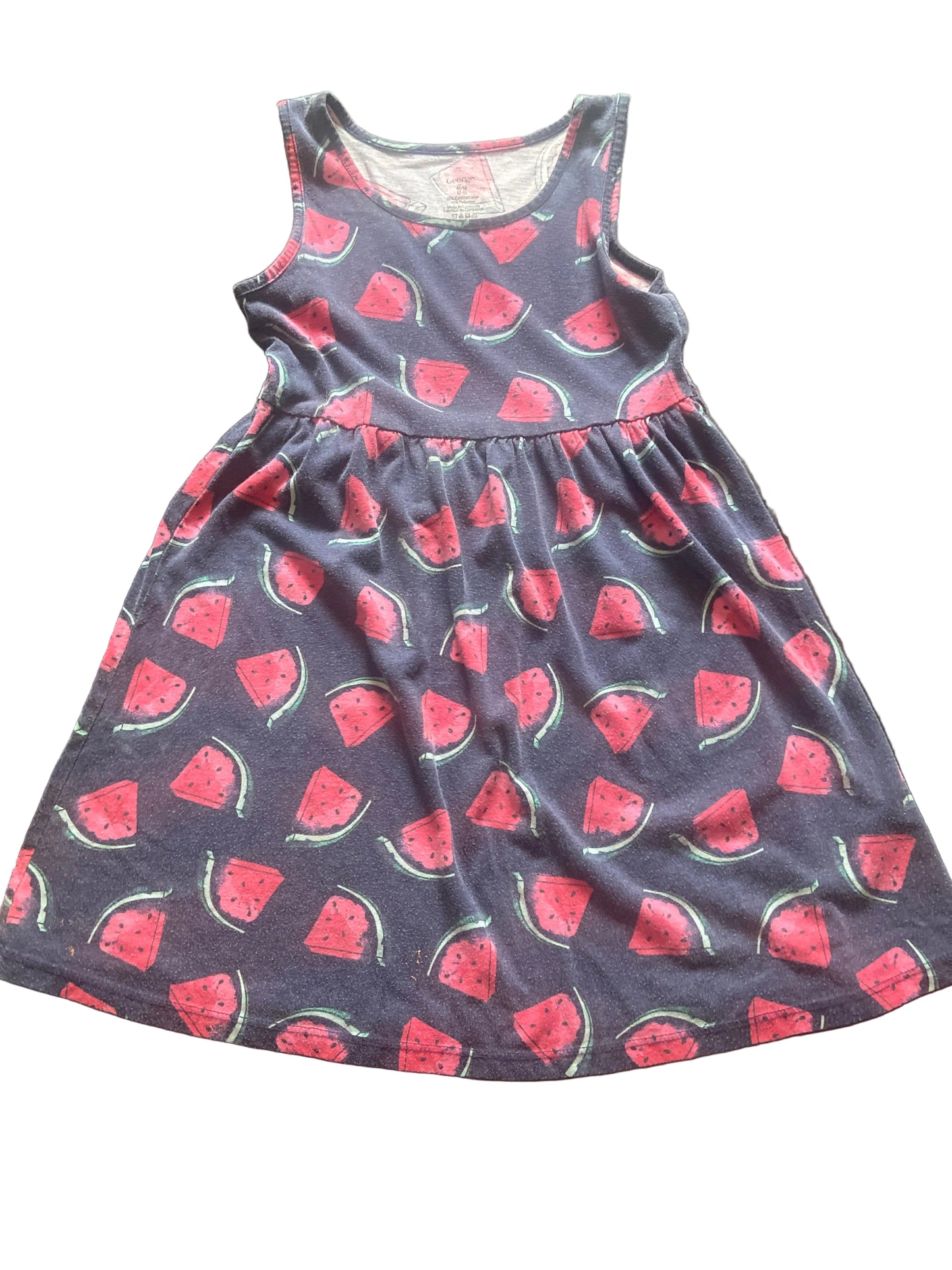 George Watermelon Dress, Size 7/8