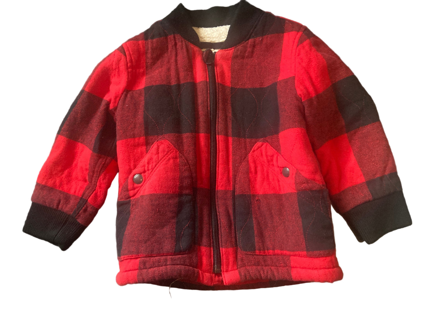 Baby Gap, Red/Black Jacket, Size 3