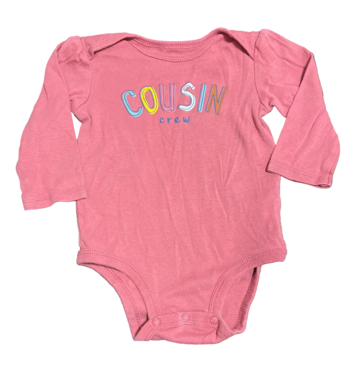 Carter’s Long Sleeve Onesie, 6-9 months