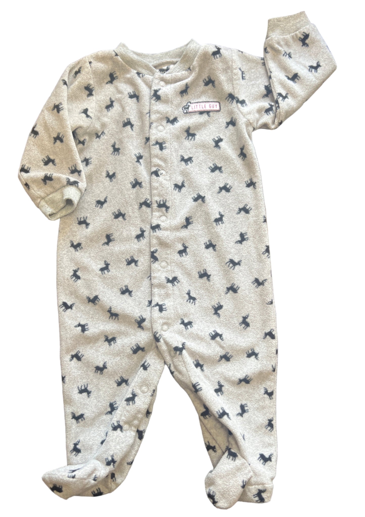 Carter’s Fleece Sleeper with Snaps, 3-6 months