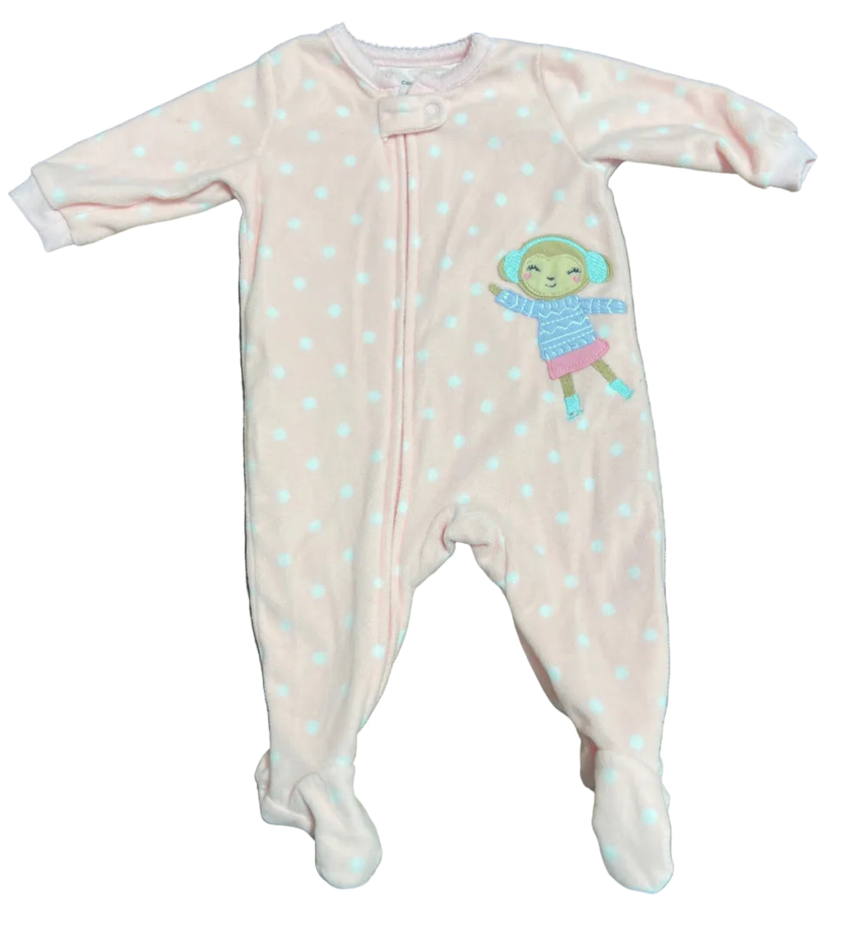 Carter’s Fleece Sleeper with Zipper, 0-3 months