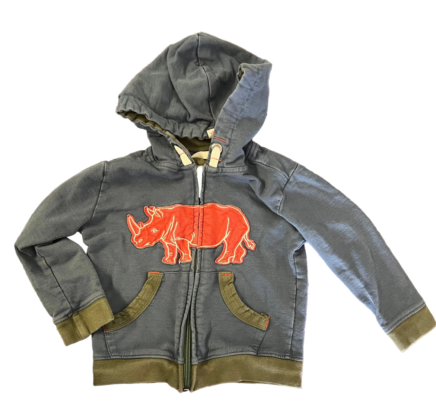 Hatley Zip Up Sweater, 2T