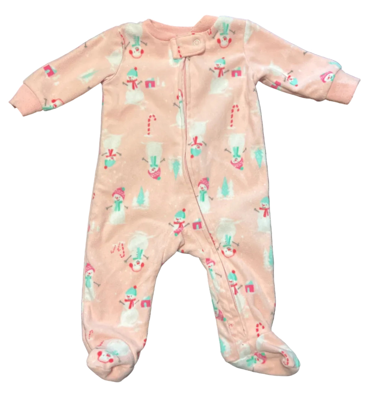 Carter’s Fleece Sleeper with Zipper, 0-3 months