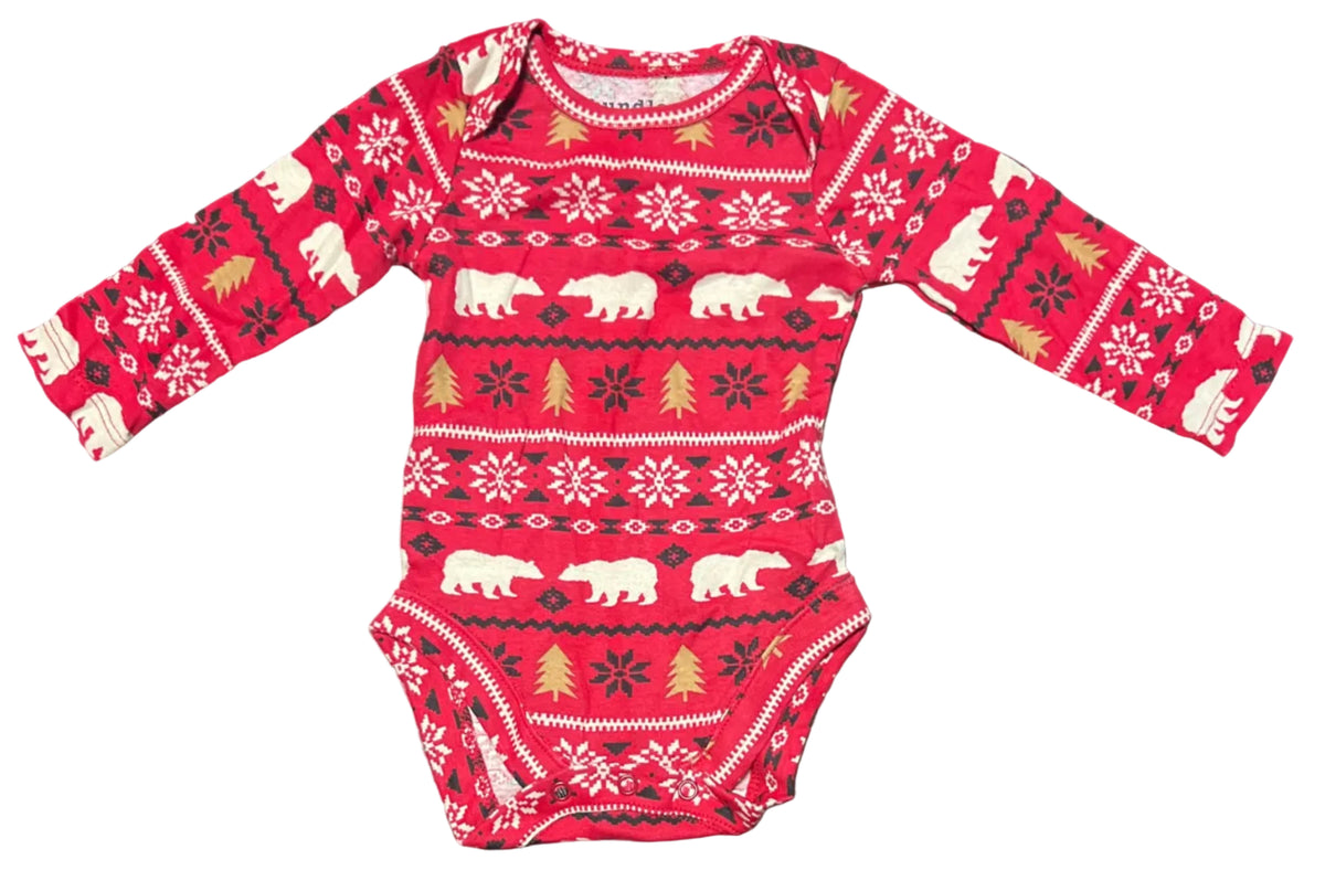 Bundles Long Sleeve Onesie, 0-3 months