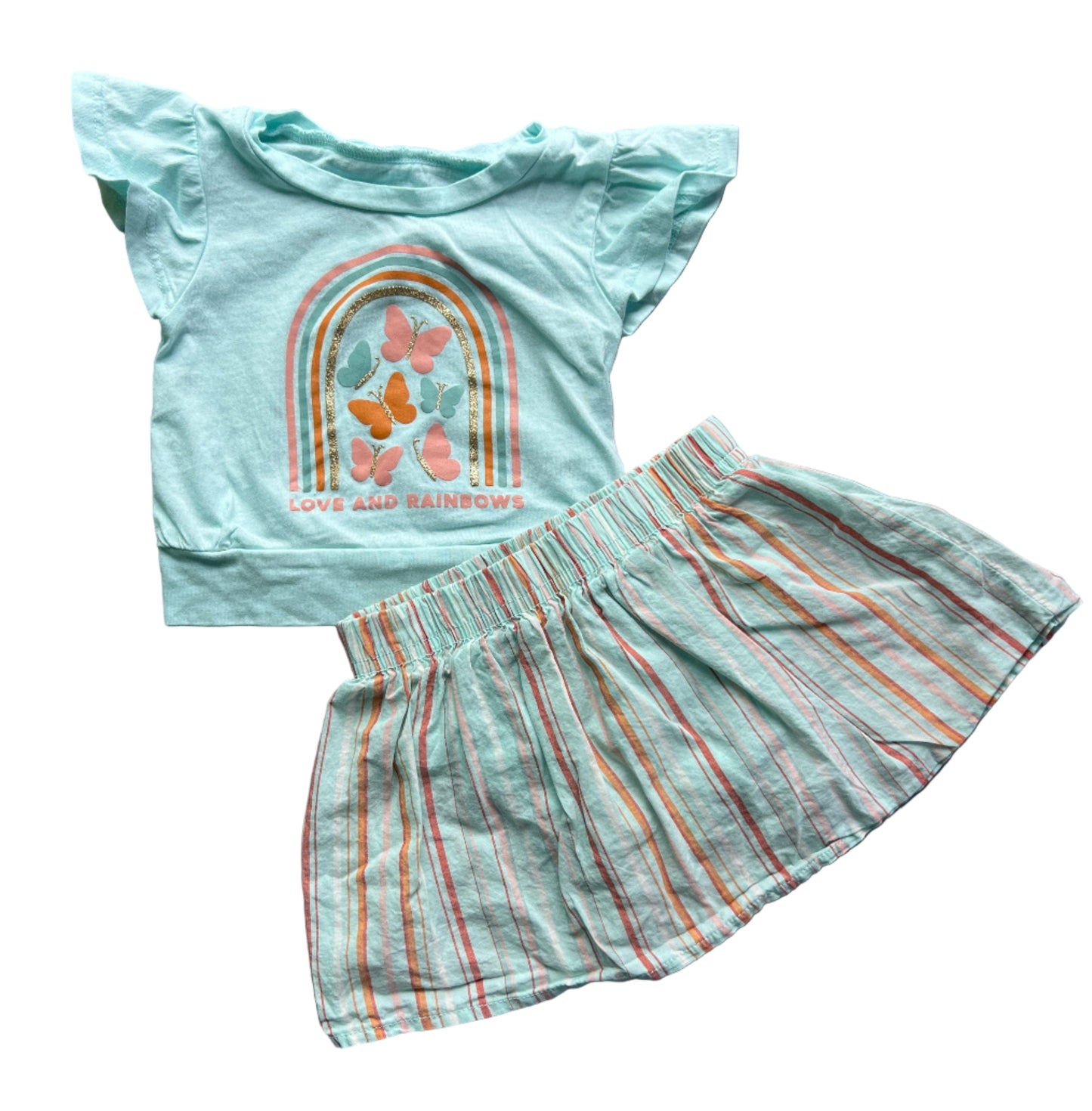 Carter’s T-Shirt and Skort Set, 6-9 months