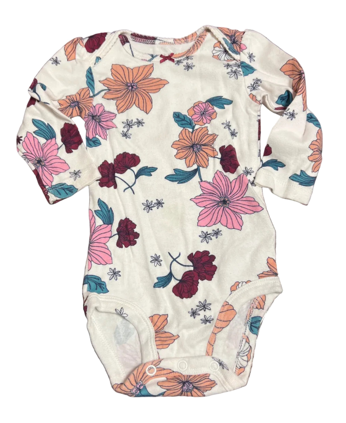 Carter’s Long Sleeve Onesie, 6-9 months