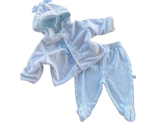 Baby V bunny Set, 3-6 months