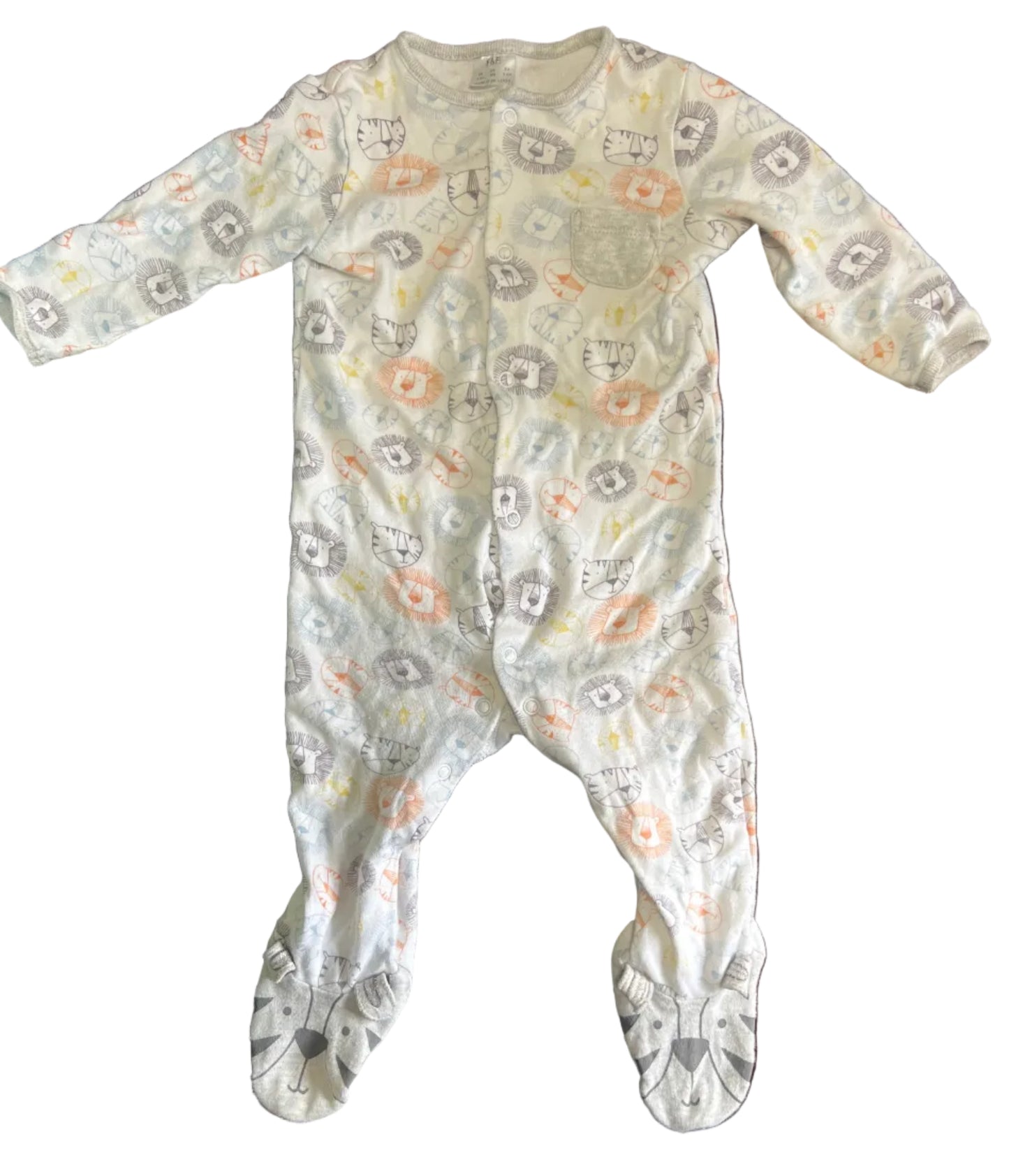 F&F Sleeper with Snaps, 3-6 months