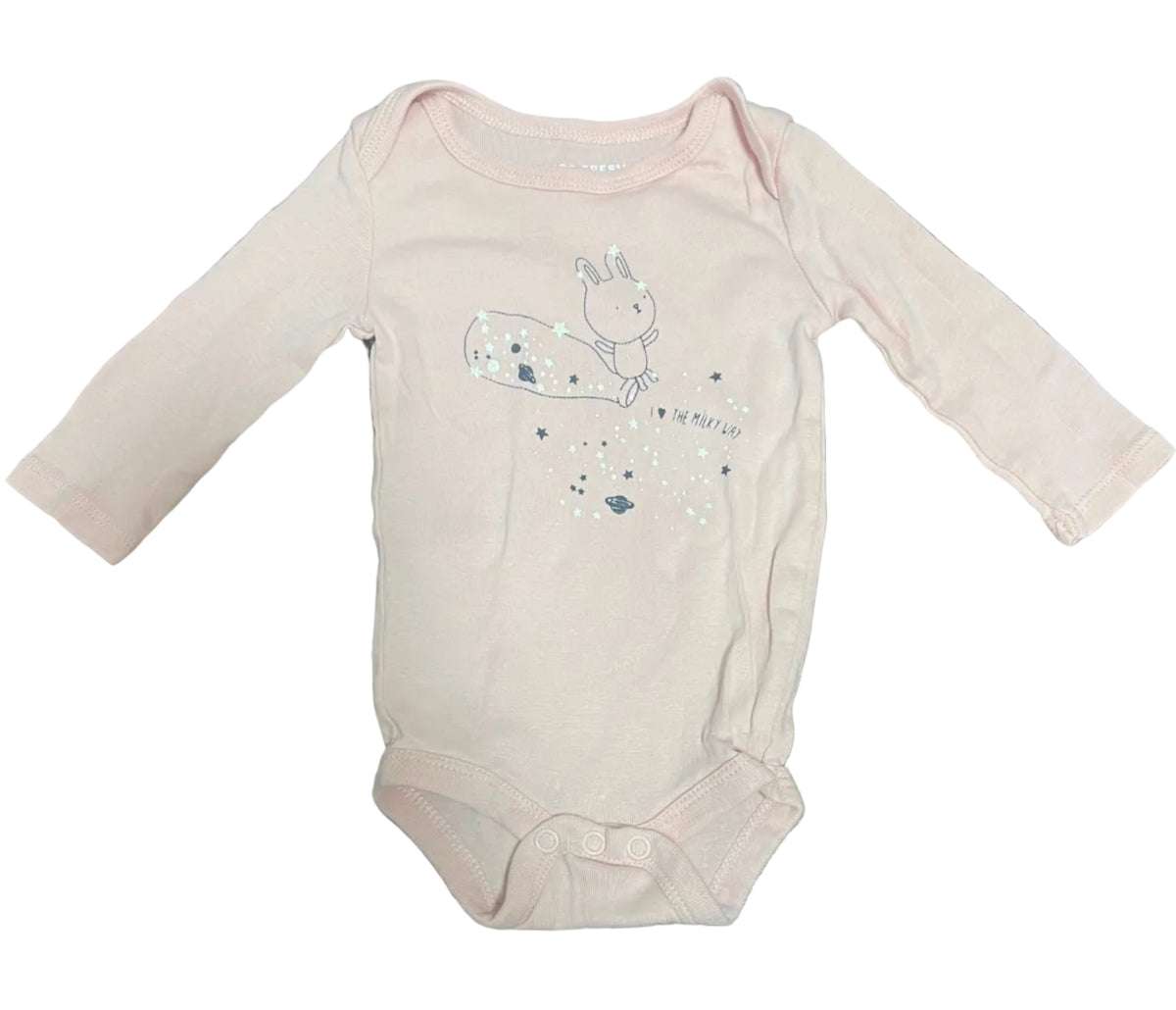 Joe fresh Long Sleeve Onesie, 0-3 months