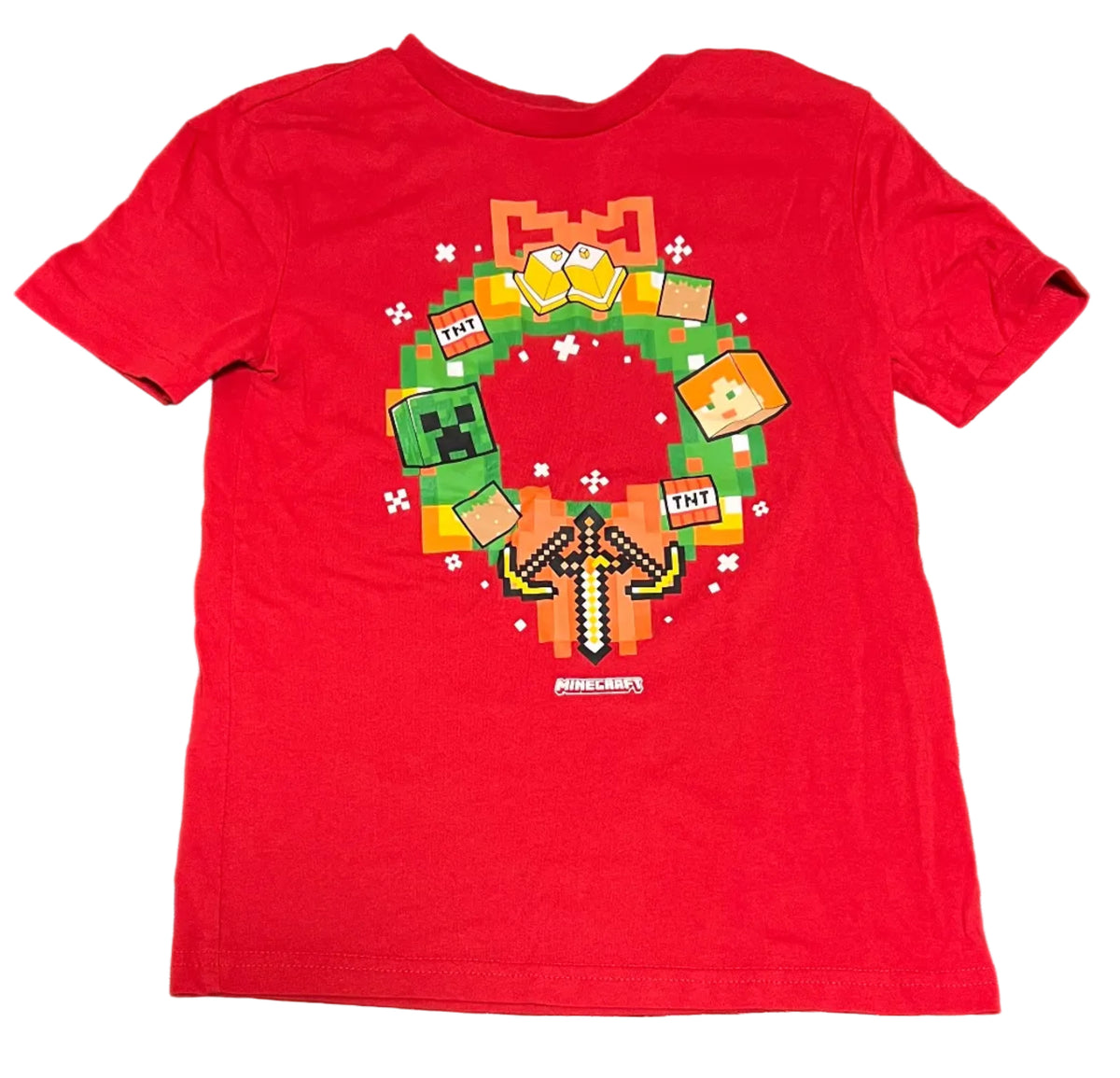Minecraft T-shirt, Size 7/8