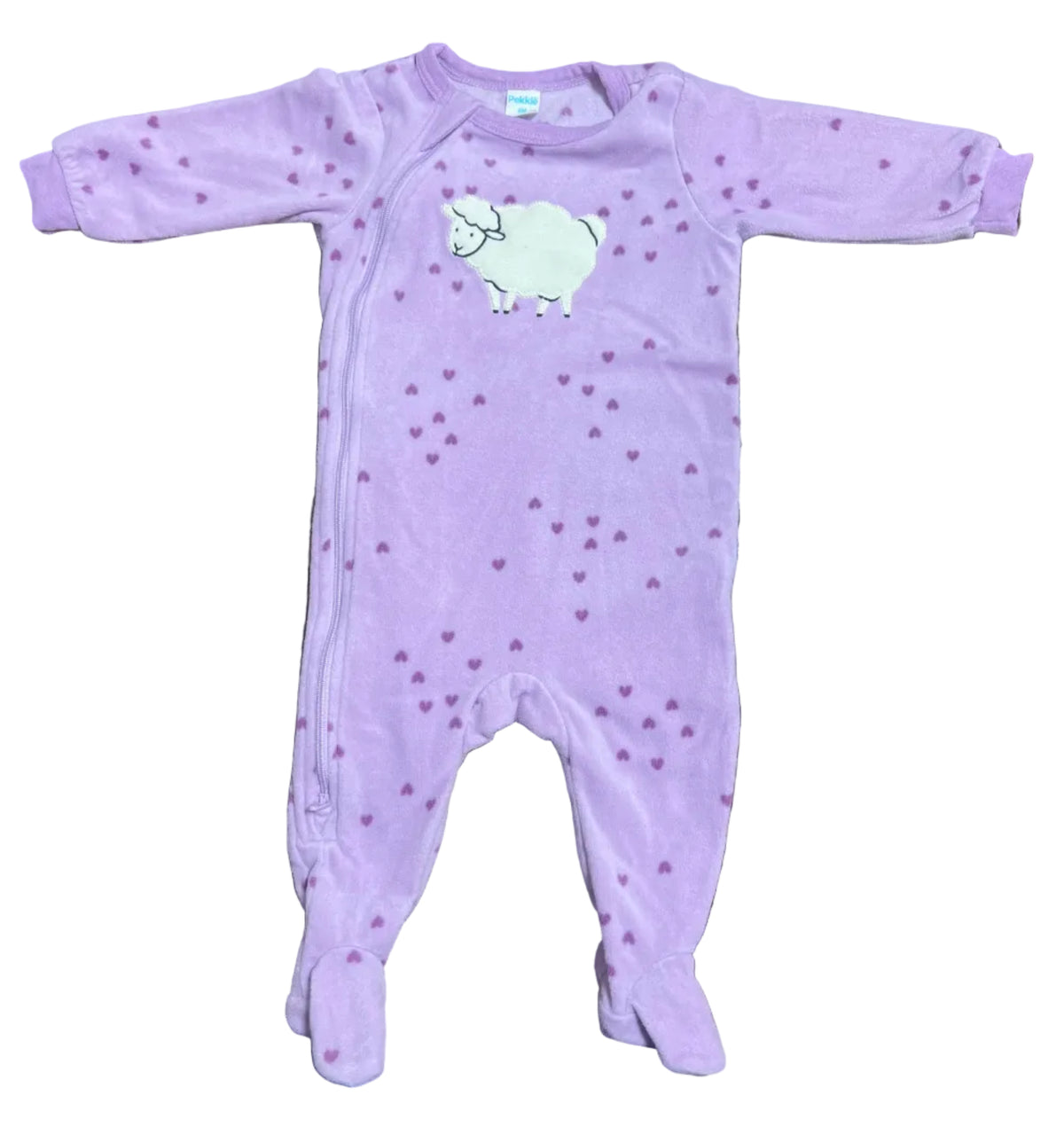 Pekkle Fleece Sleeper with Zipper, 3-6 months