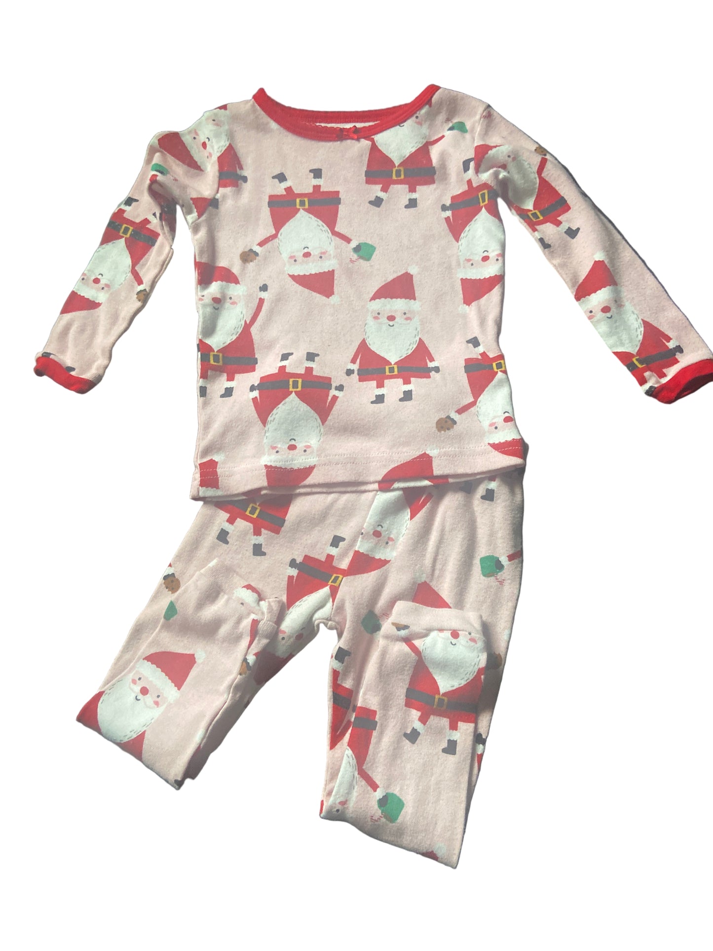 Carter's, Long Sleeved Santa PJ's, 12-18 months