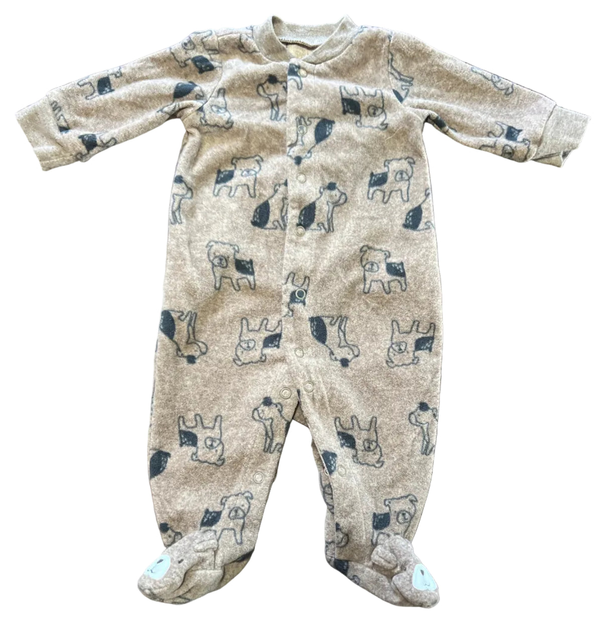 Carter’s Fleece Sleeper with Snaps, 0-3 months