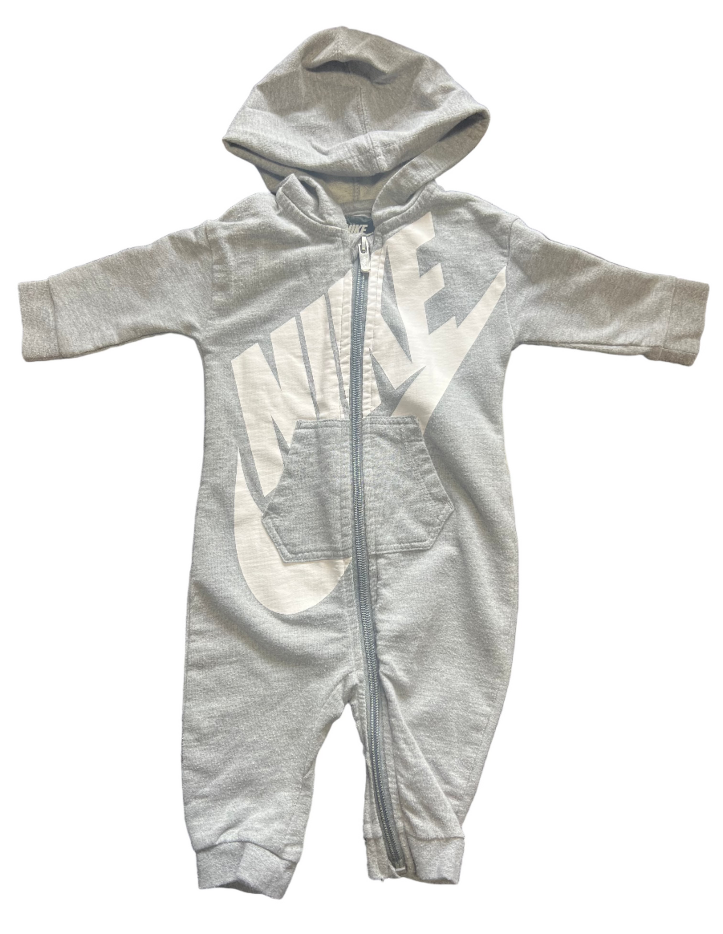 Nike Hooded Sleeper with Zipper, 3-6 months