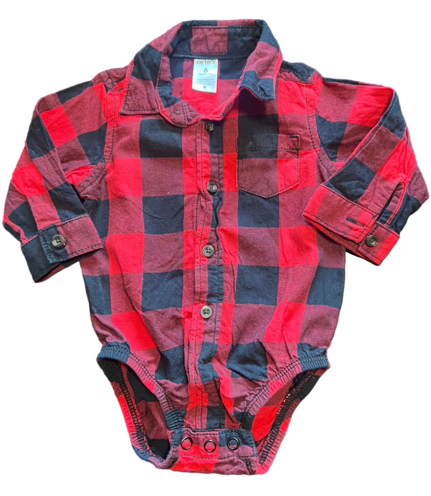 Carter's Long Sleeve Onesie, 3-6 months