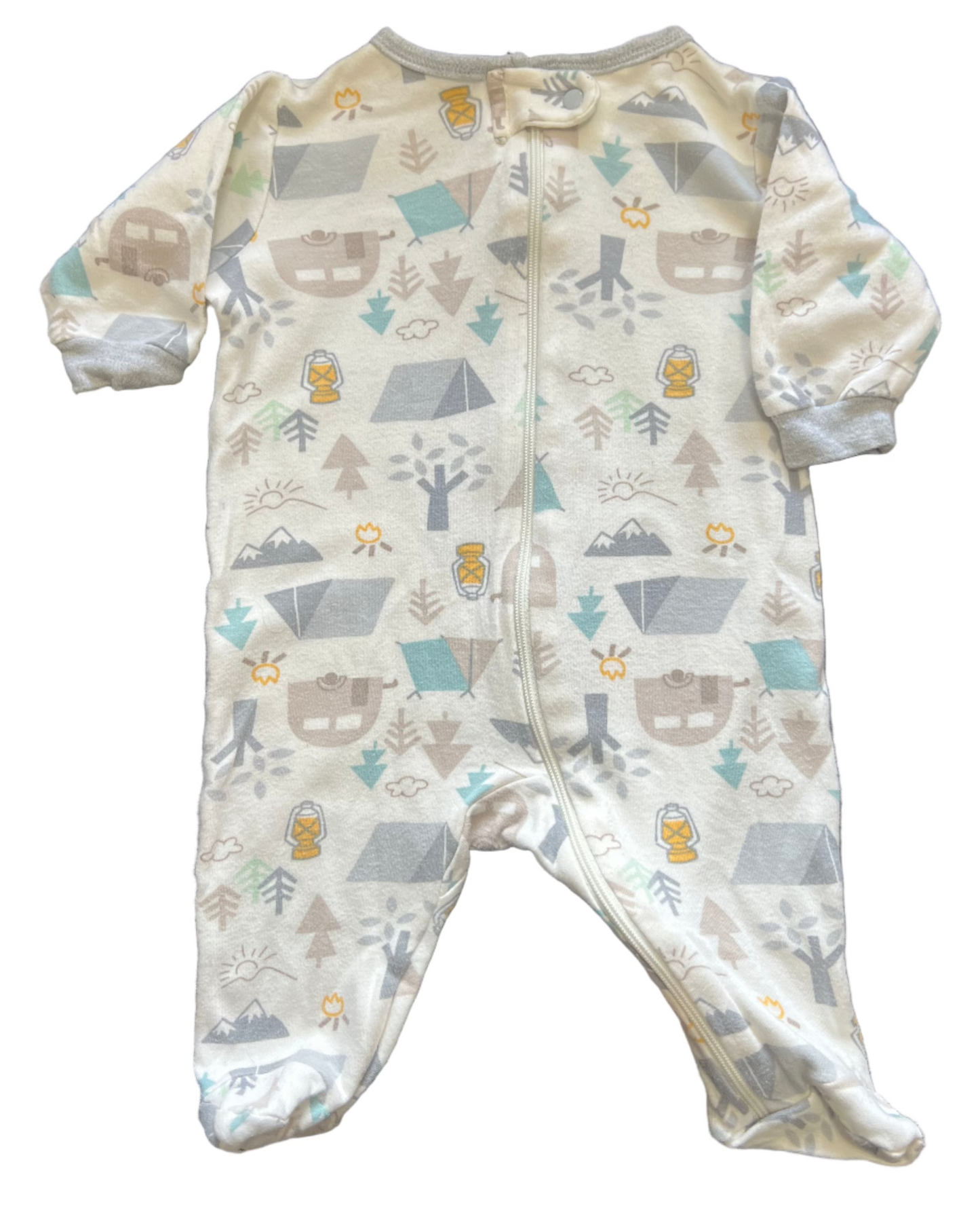 Gerber Sleeper with Zipper, Newborn