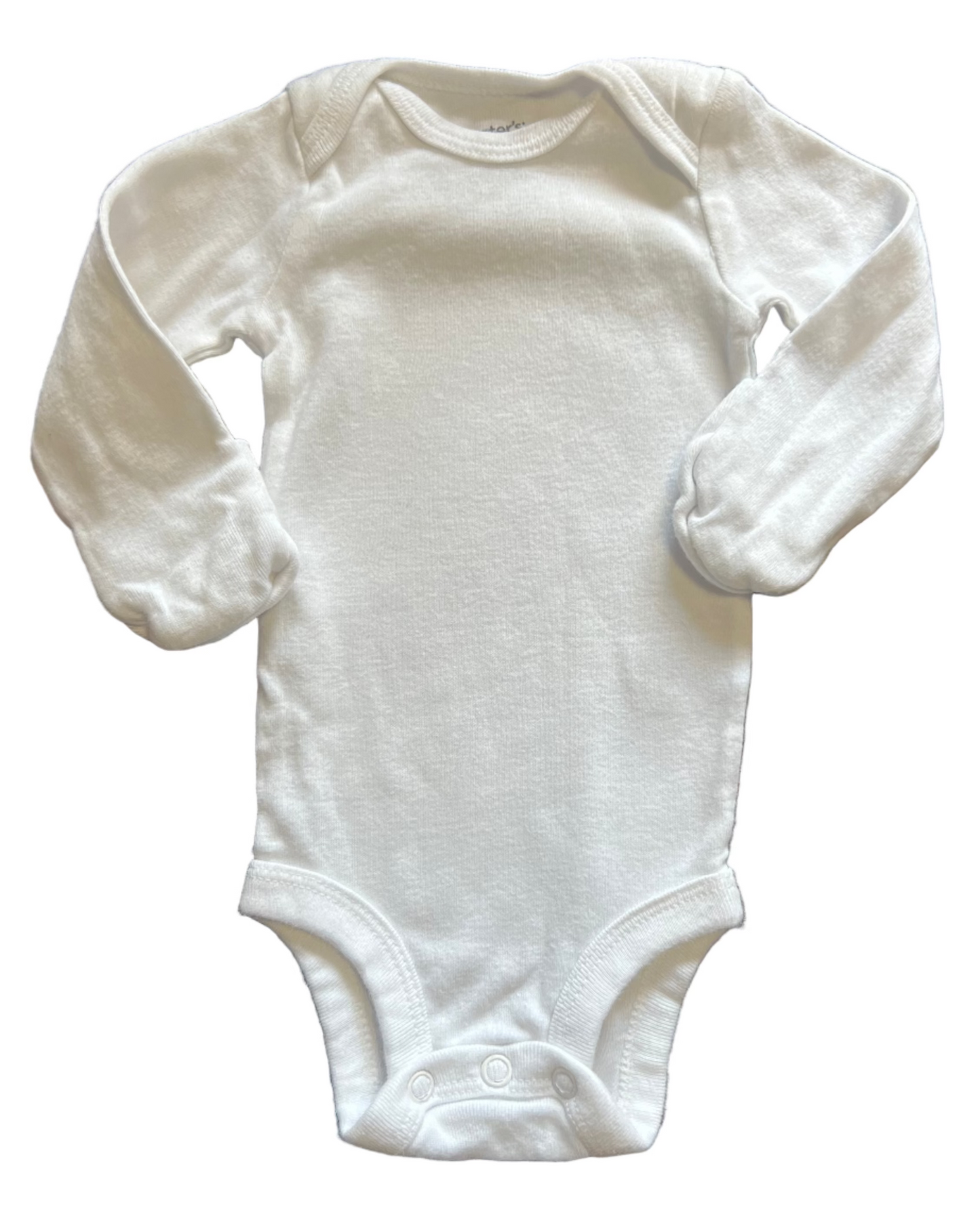 Carter's Long Sleeve Onesie, Newborn