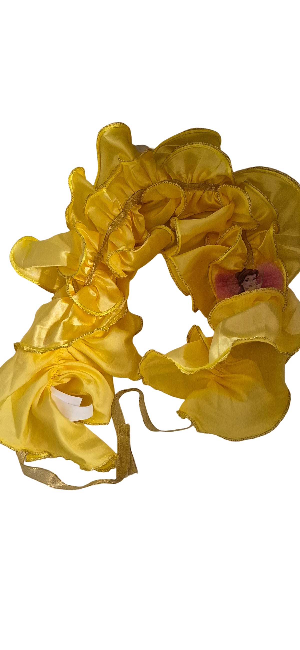 Belle Costume with Gloves and Jewelry