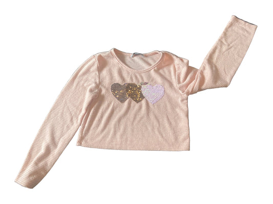 George Long Sleeved Pink Shirt, Size 7/8