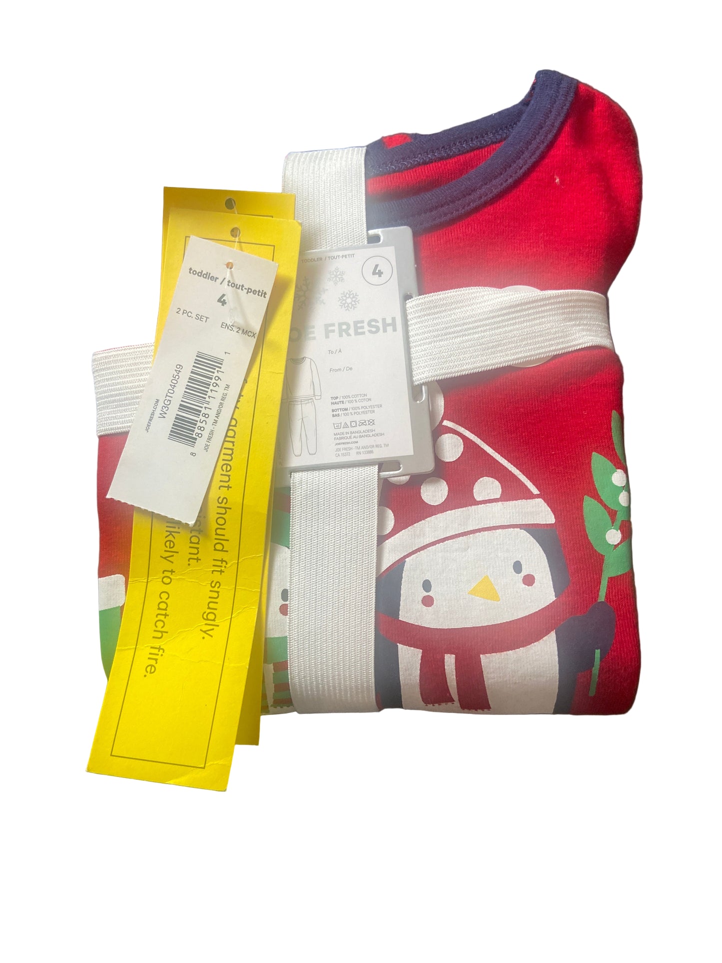 Joe Fresh, Christmas Pj's, Size 4 - Brand New