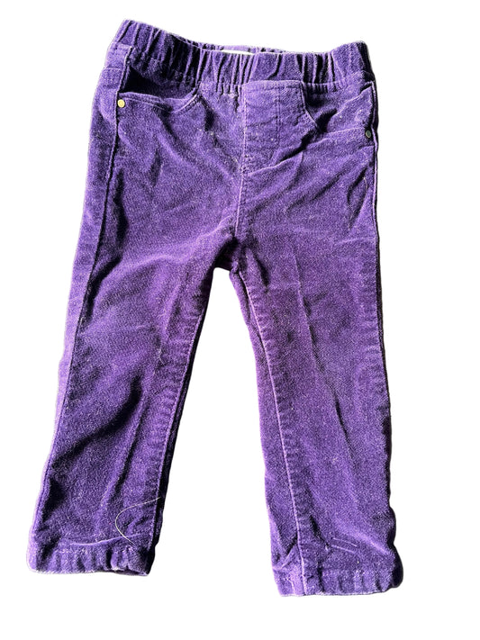 George Purple Pants, 12-18 months