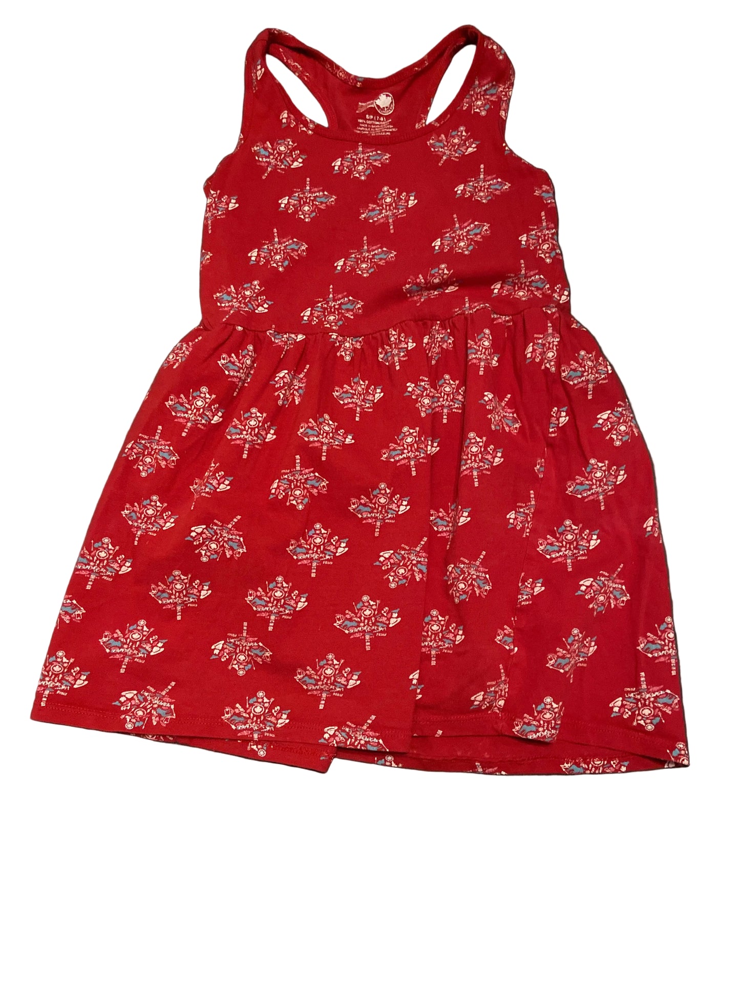 Canadian Red Dress, Size 7/8