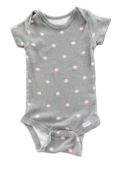 Gerber Grey Onesie, 3-6 months