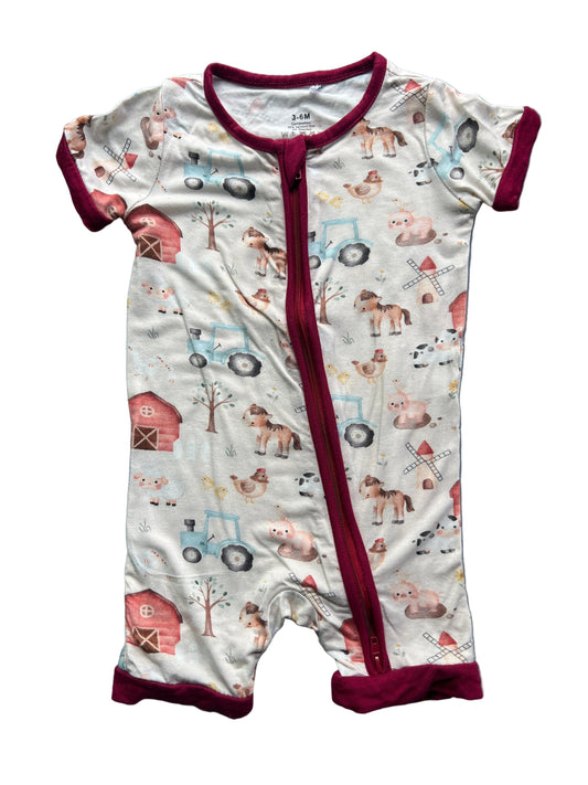 Unknown Brand, Bamboo Onesie, 3-6 months