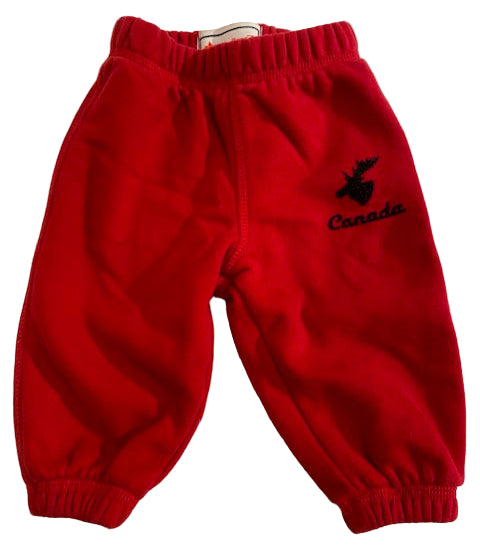 Canadiana Jogging Pants, 3-6 months