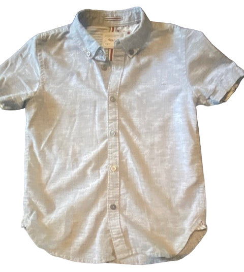 Denim & Flower Shirt, Size 7