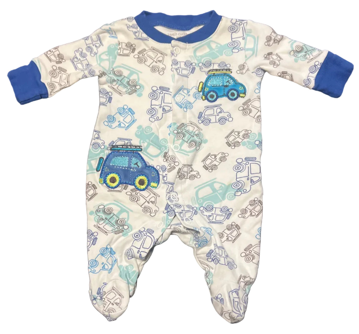 Love n Cuddles Sleeper with Snaps, Newborn
