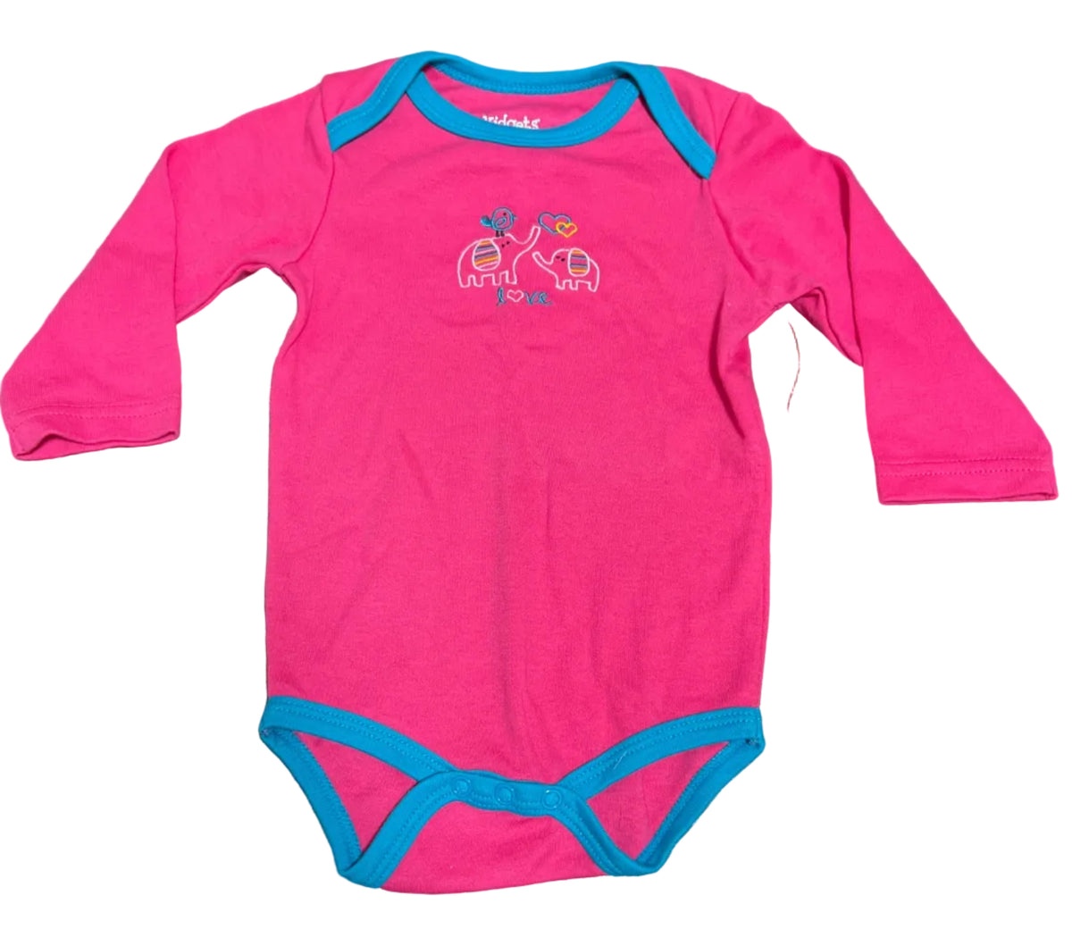 Kidgets Long Sleeve Onesie, 6-9 months