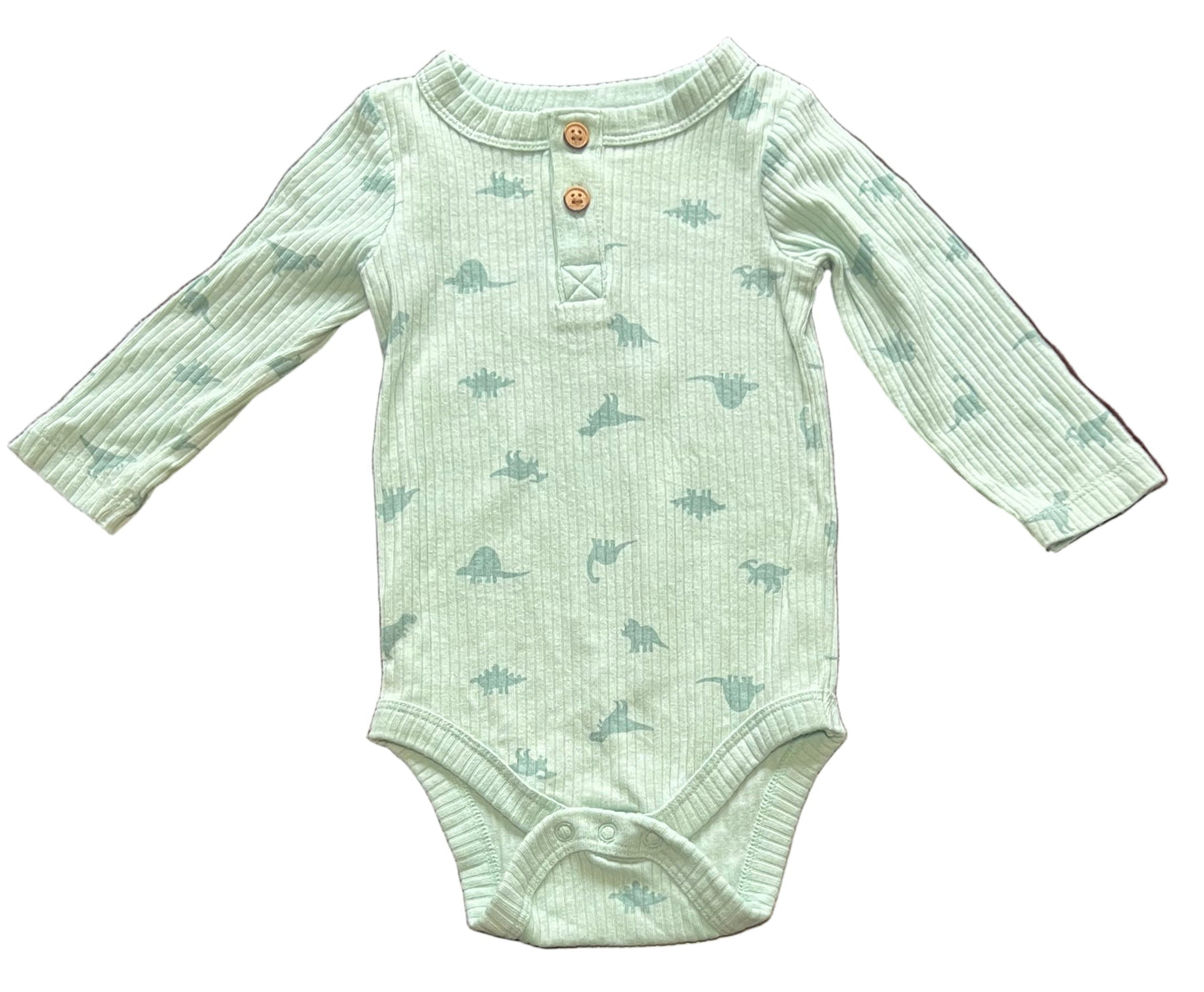 Cat and Jack Long Sleeve Onesie, 3-6 months