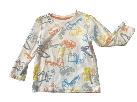 George, Long Sleeved Truck Shirt, size 3T