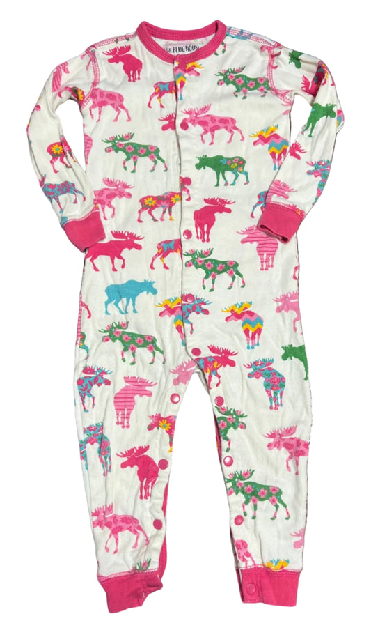 Little Blue House Sleeper with Snaps, 18-24 months