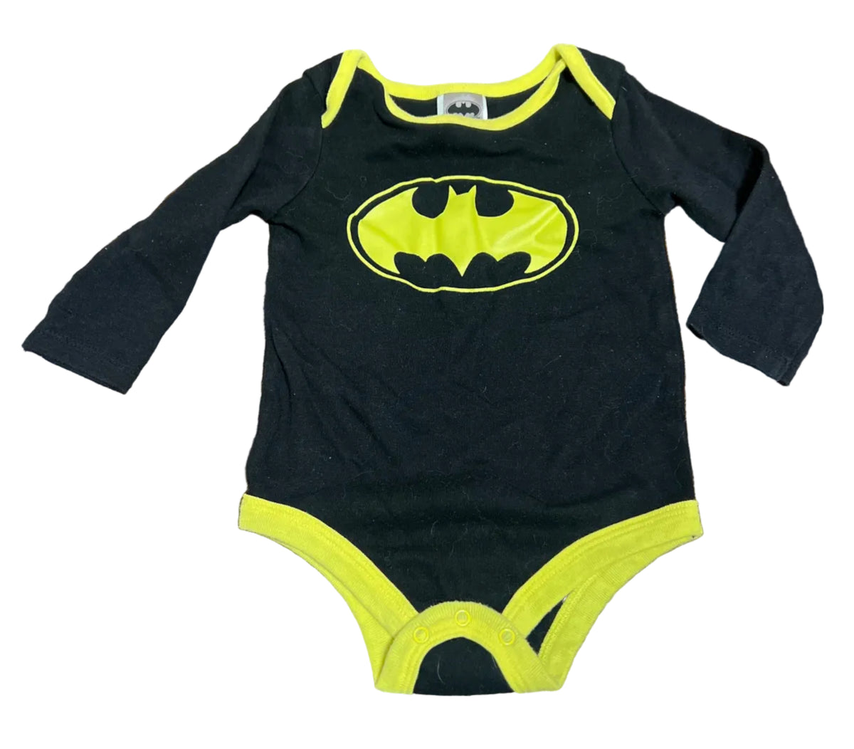 Batman Long Sleeve Onesie, 6-12 months