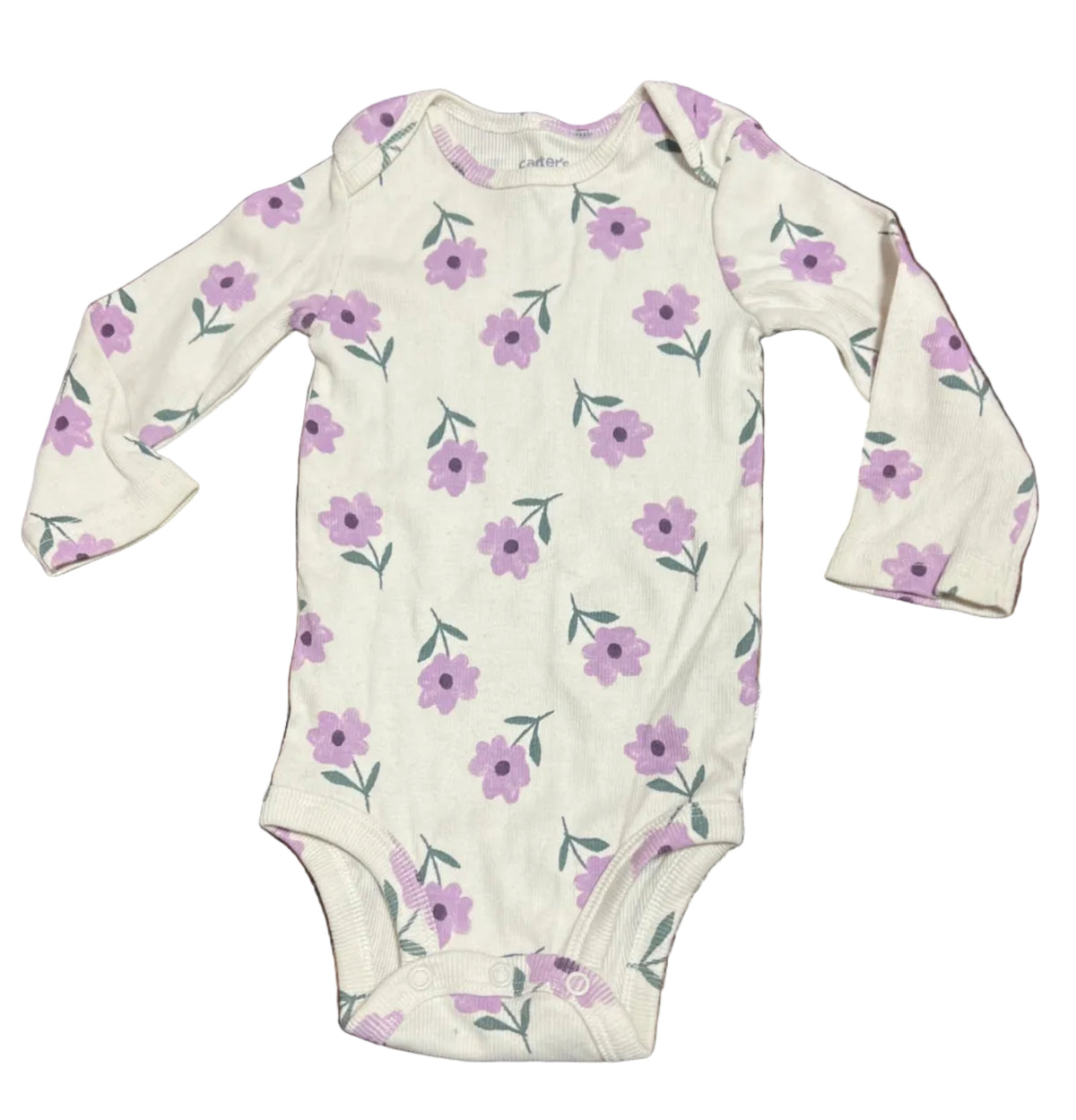 Carter’s Long Sleeve Onesie, 9-12 months