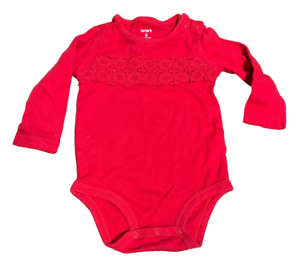 Carter’s Long Sleeve Onesie, 6-9 months